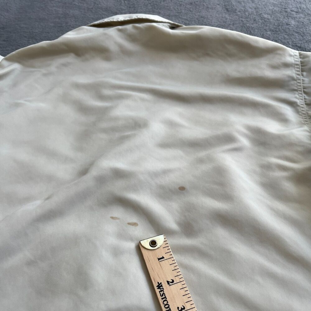 Undefeated Button Khaki Collared Long Sleeve Casual Bomber Jacket Men's Size XL - Picture 8 of 9